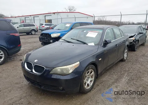 2004 BMW 525I z USA, uszkodzony, nr VIN WBANA53514B855188